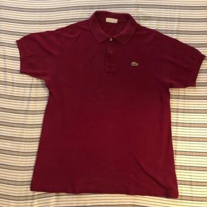 Lacoste maroon